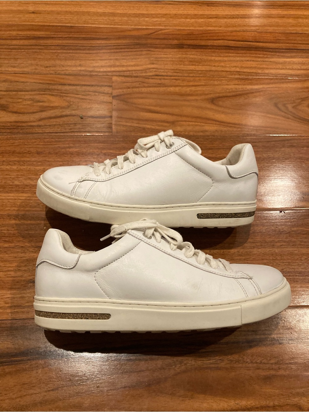 Unisex Birkenstock Bend Low Leather Sneakers White Women 39 /L8/M6